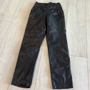 Danier women leather pants size 6